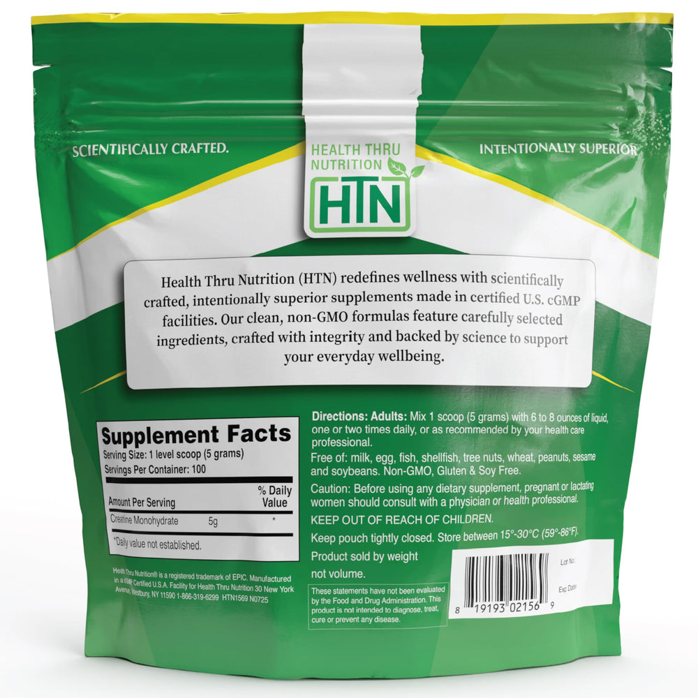 No fillers or artificial additives in creatine monohydrate