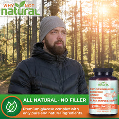 Graphic stating no fillers, binders, preservatives or excipients