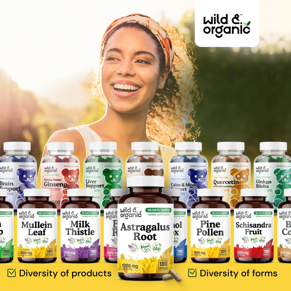 Graphic highlighting no fillers and non-GMO formula