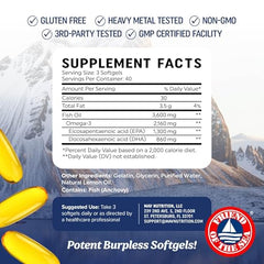 No fishy aftertaste citrus softgels