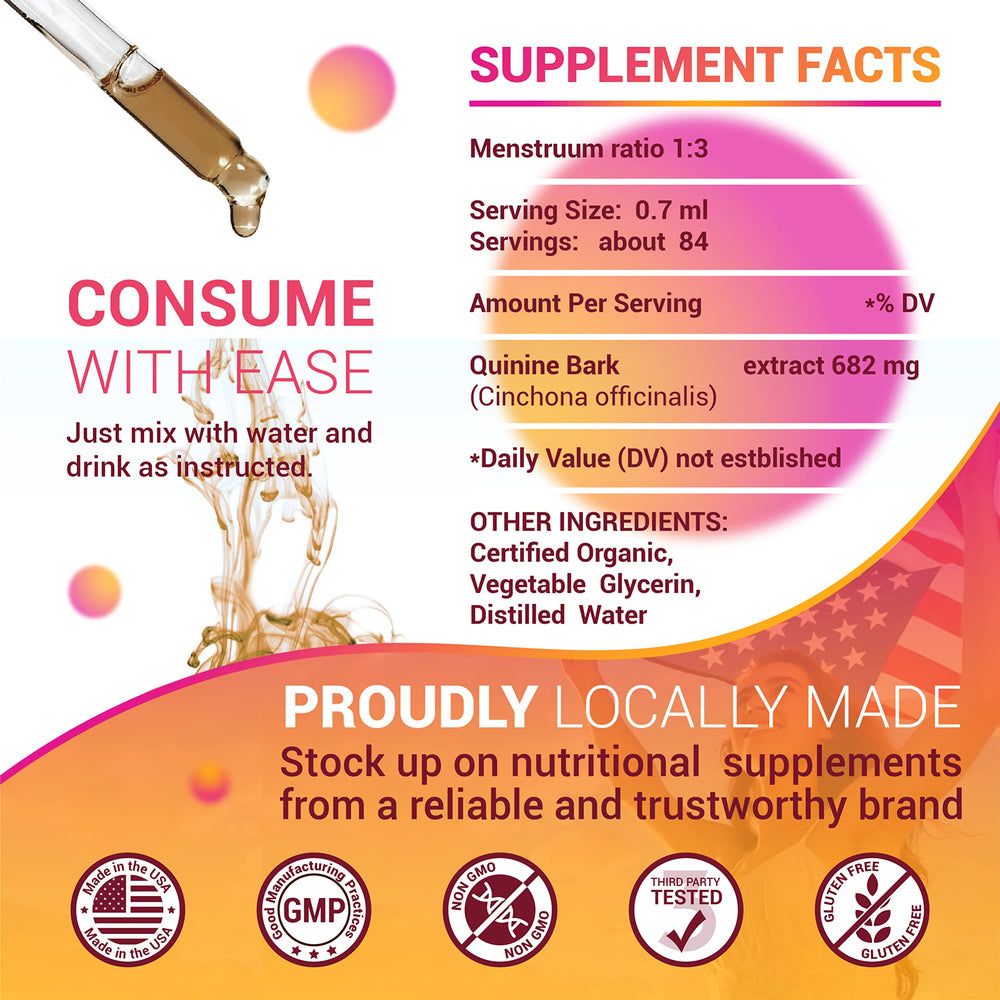 gluten-free and non-GMO tincture packaging label