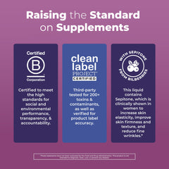 No melatonin, dairy-free and gluten-free claim on bottle