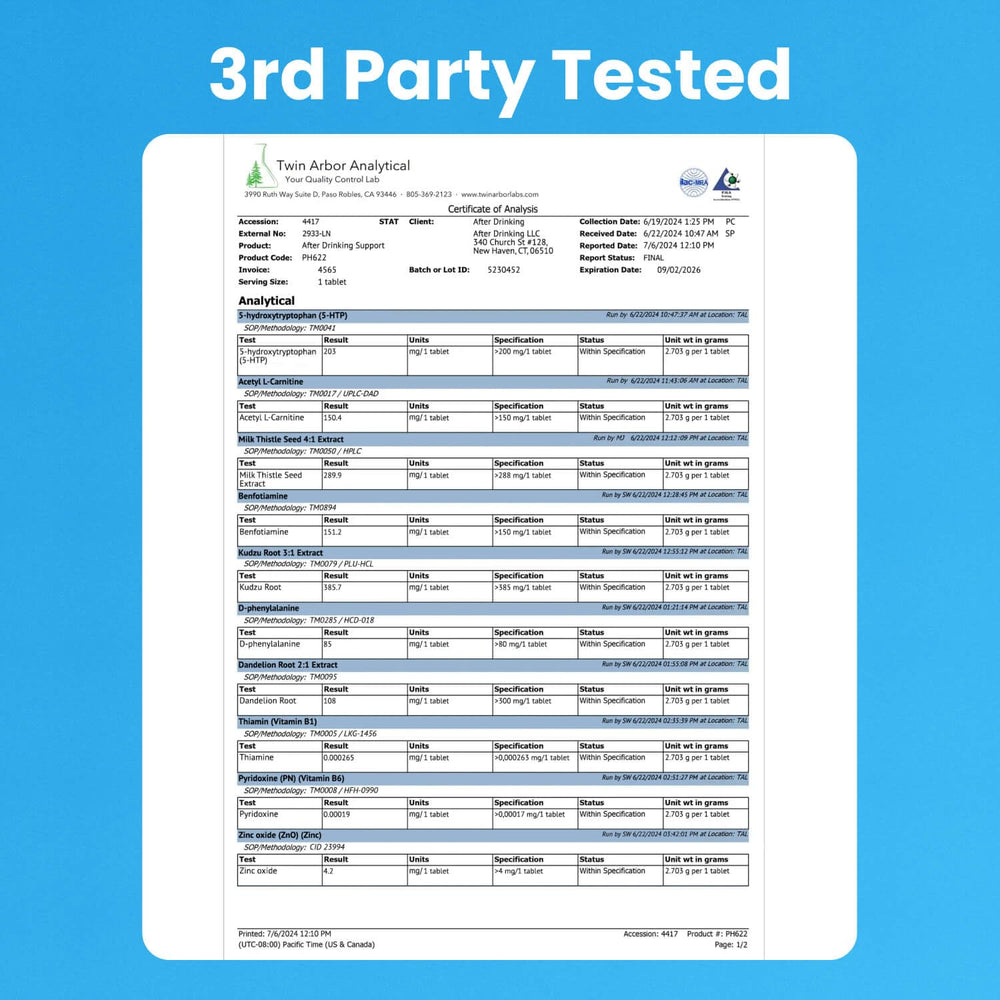 Energy pills packaging of NoMoreDrinks
