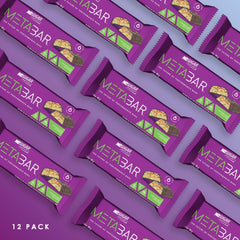 No Sugar META BAR box of 12 bars ready for family snacking and travel