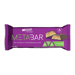 No Sugar META BAR grab-and-go hero ideal for busy mornings and commutes