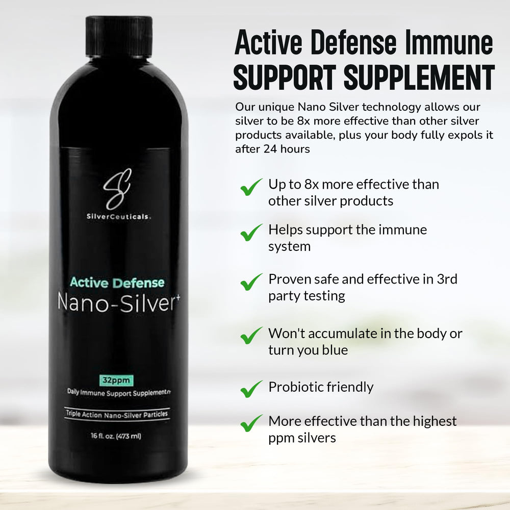 Colloidal silver has no taste or smell (32ppm, 16oz)