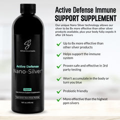 Colloidal silver has no taste or smell (32ppm, 16oz)