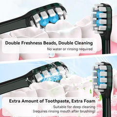 No-water activation for instant mint freshness