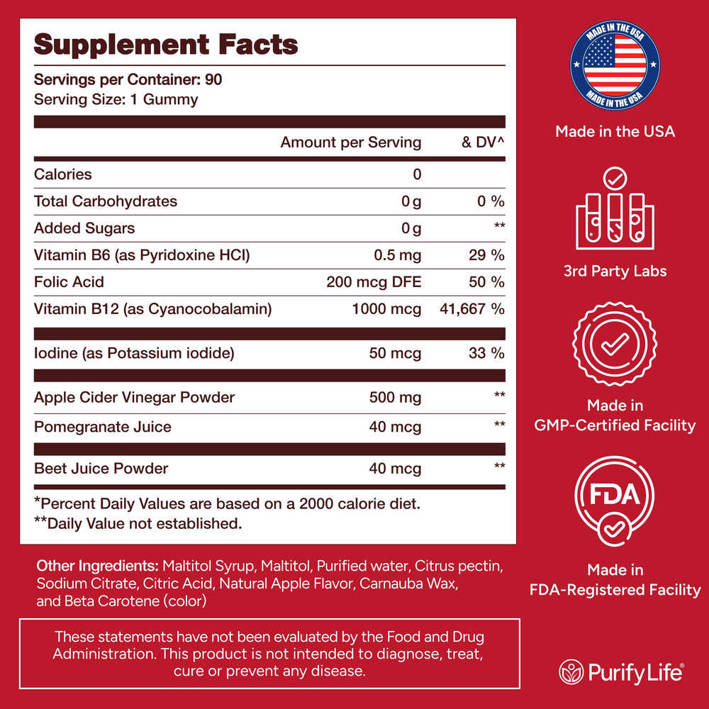 Sugar-free gummies naturally sweetened (maltitol)
