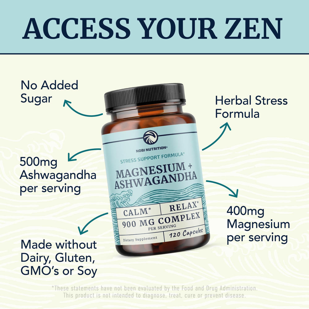 Nobi Nutrition Ashwagandha root close-up highlighting natural source.