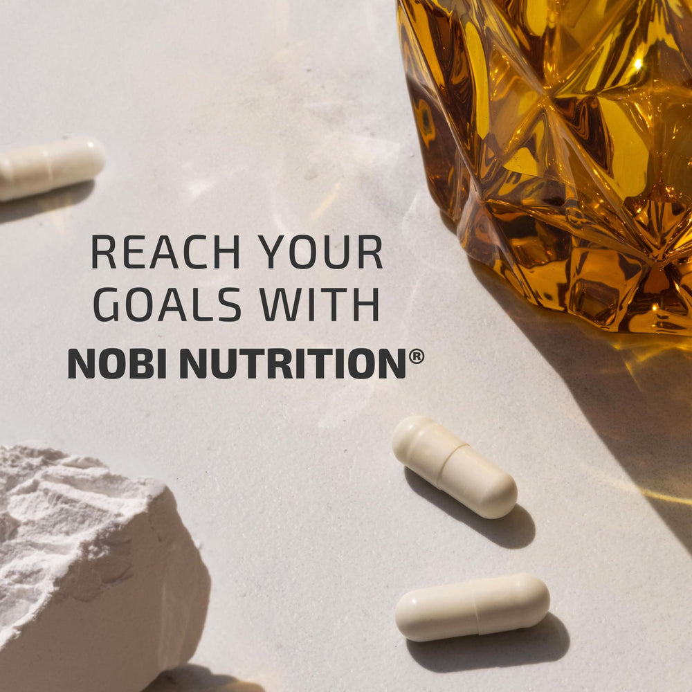 Nobi Nutrition two-month supply packaging highlighting value.
