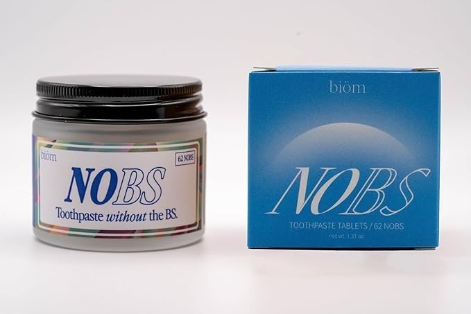 NOBS adult toothpaste tablets packaging