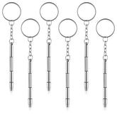 Nogeqi 6Pcs Eyeglasses Screwdriver Kit - Portable Keychain