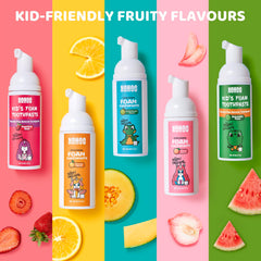 Pump design NOHOO fluoride-free toothpaste for kids
