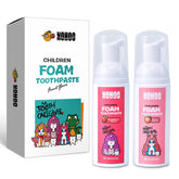 NOHHO fluoride-free kids toothpaste with strawberry peach flavor – 60ml bottle front view