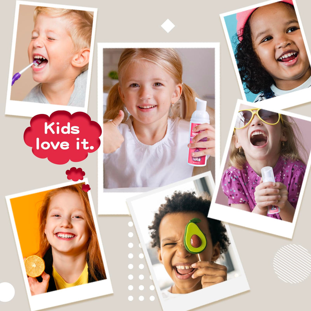 Travel-friendly 60ml NOHOO toothpaste pack for kids (2-pack)