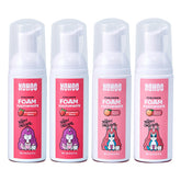 NOHOO fluoride-free foam toothpaste for kids strawberry packaging
