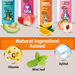 Soft foam texture suitable for U-shaped toothbrushes