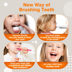NOHOO orange toothpaste packaging