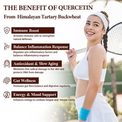 Graphic showing quercetin, vitamin C, zinc and curcumin ingredients