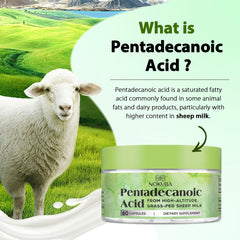 Nokuba Pentadecanoic Acid bottle with capsules image