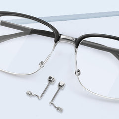 Metal nose bridge replacement for glasses
