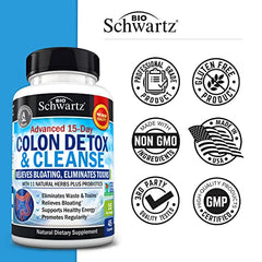 Non-GMO Colon Cleanser Detox 45-Count bottle on white background