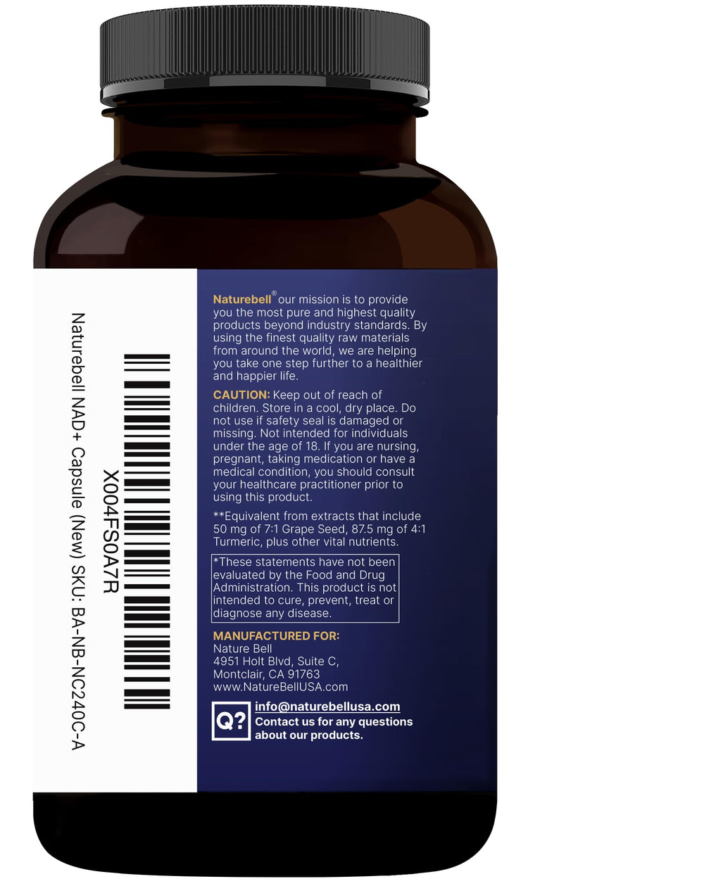 Non-GMO, allergen-free, and third-party tested badge