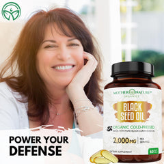 Non-GMO black seed oil capsules