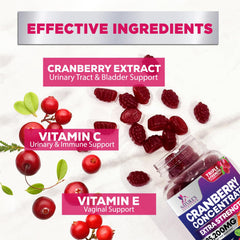Non-GMO cranberry gummies without artificial flavors