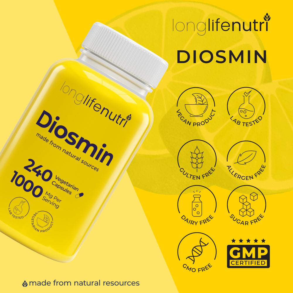 Non-GMO badge for Diosmin 1000mg supplement