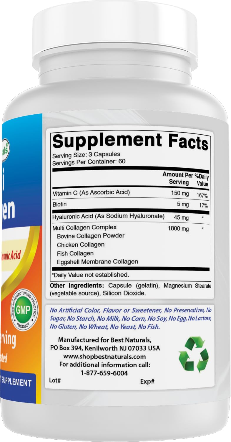 Non-GMO and gluten-free collagen supplement