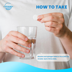 Non-GMO and gluten-free hydrogen tablets packaging