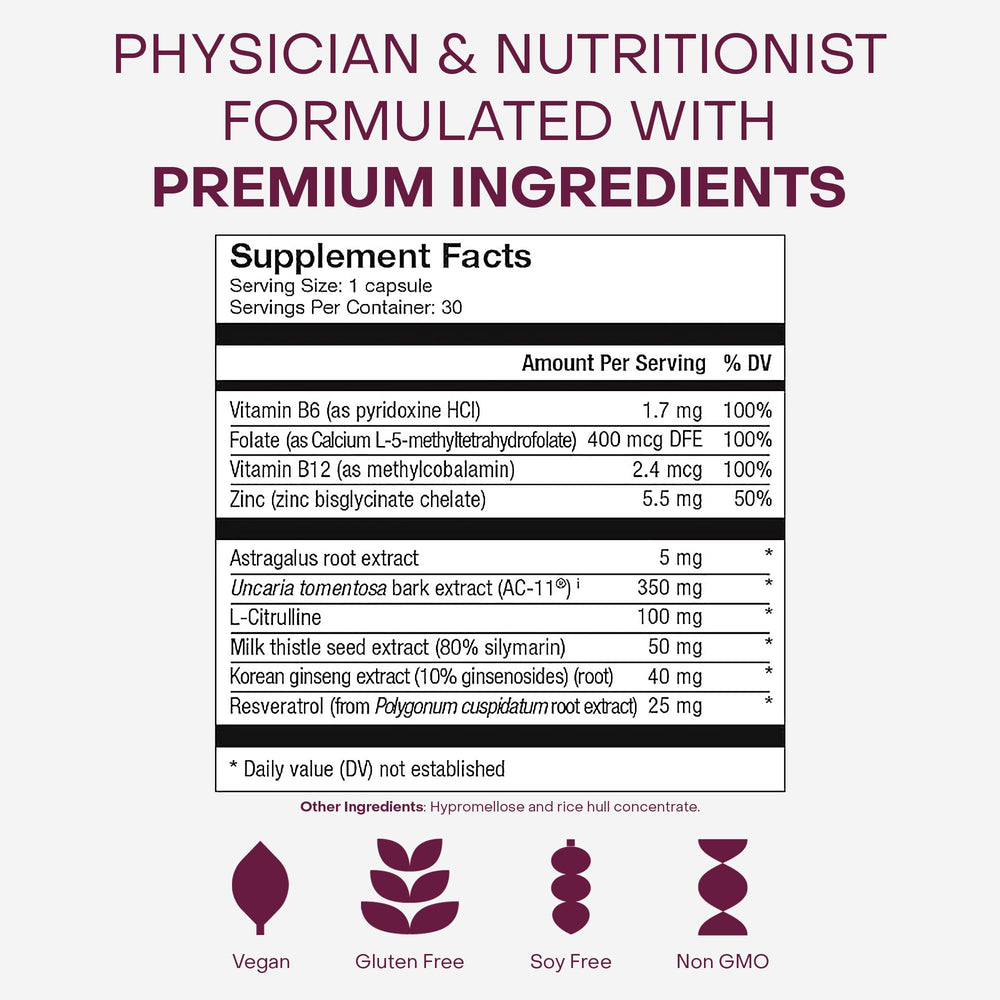 Non-GMO, gluten-free seal on packaging