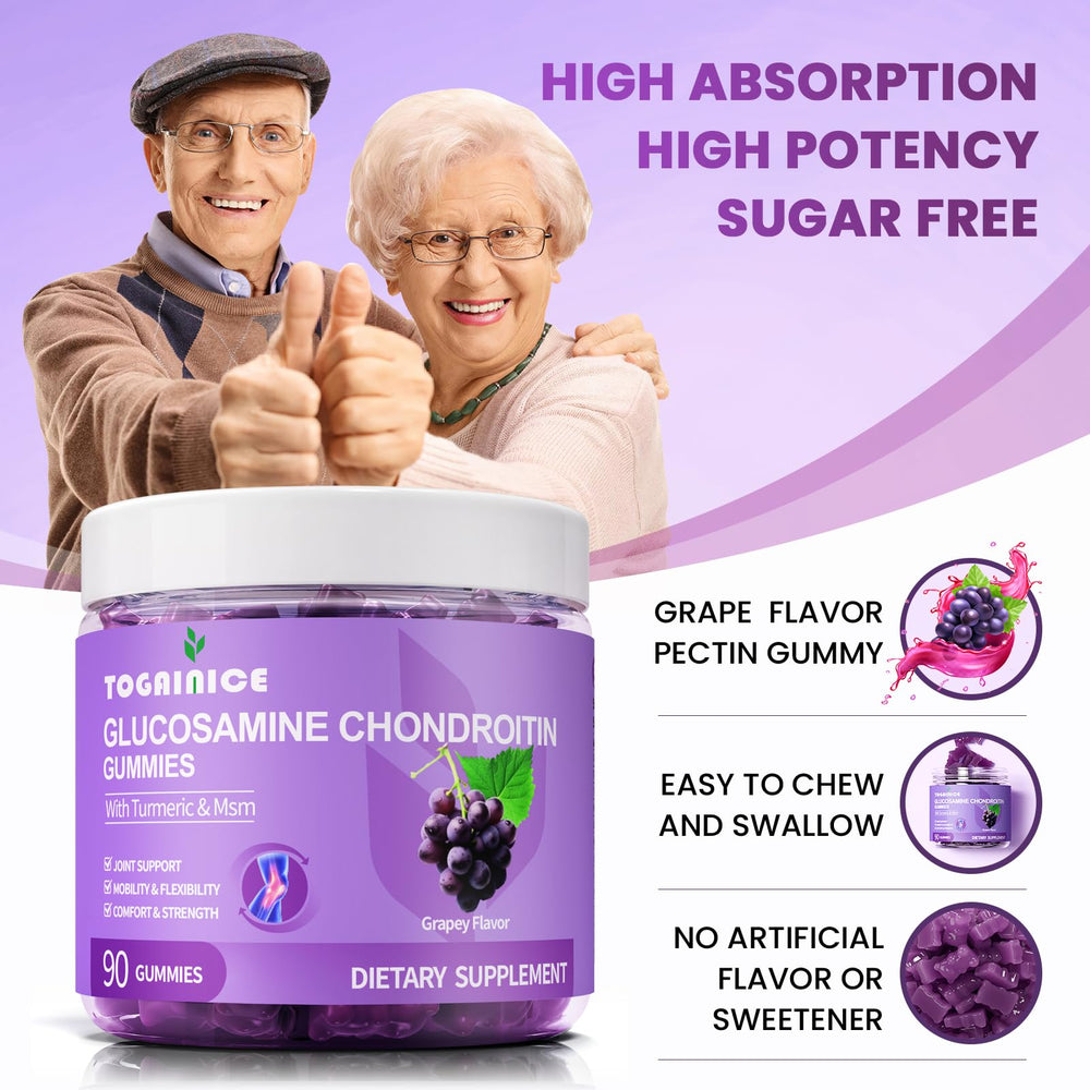 Non-GMO, gluten-free, sugar-free joint support gummies in bottle