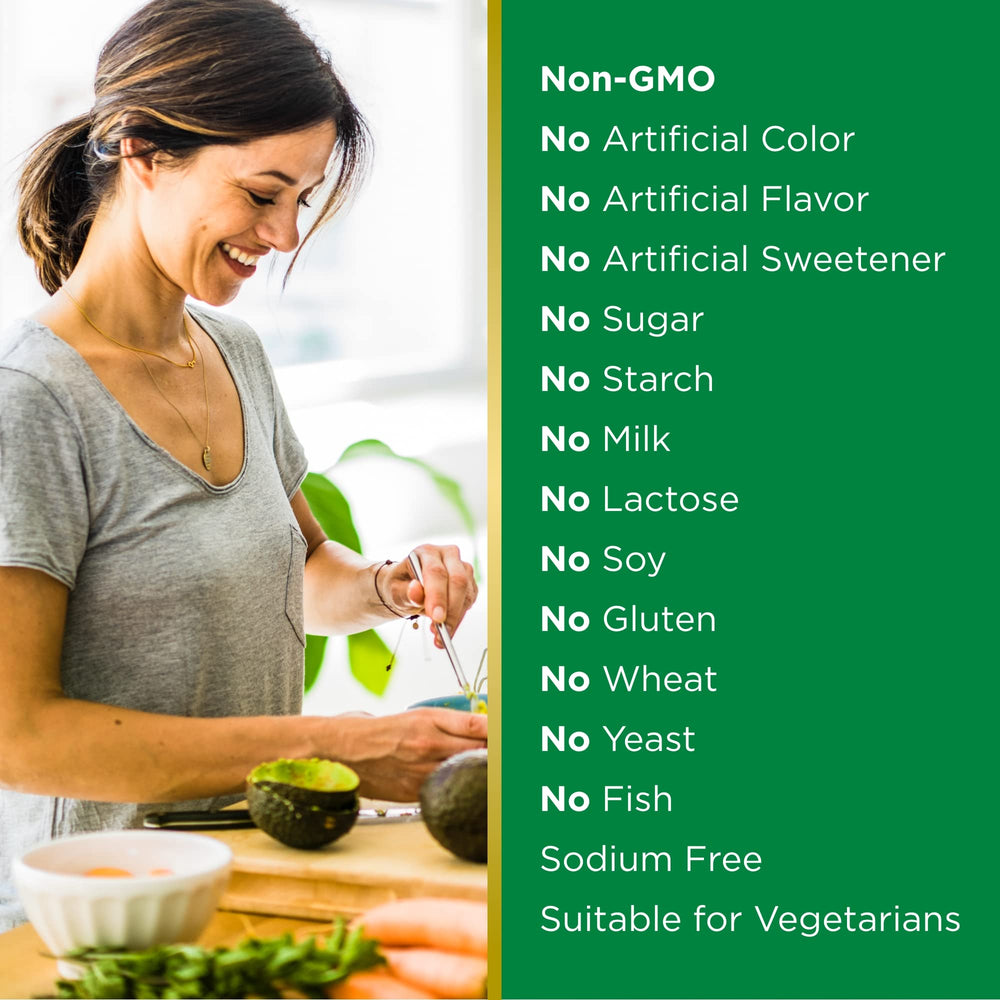 Non-GMO, gluten-free and sugar-free labeling
