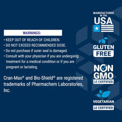 Non-GMO gluten-free USA-made label