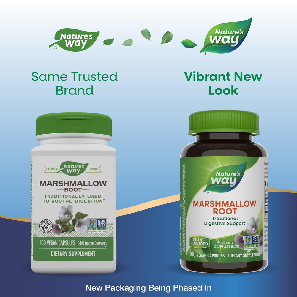 Non-GMO Project Verified marshmallow root label