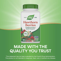 Non-GMO Project Verified logo next to Hawthorn Berries packaging
