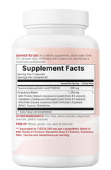 Non-GMO, soy-free, dairy-free, gluten-free, third-party tested label