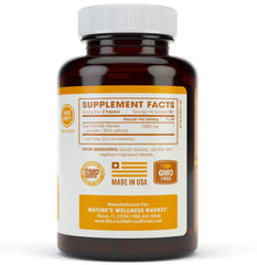 Non-GMO Saw Palmetto 1000mg label