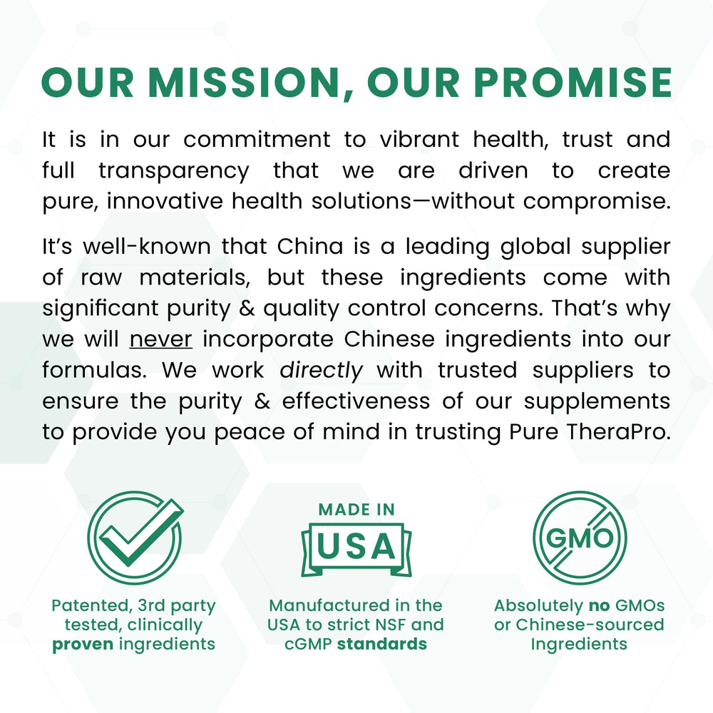 Non-GMO, soy-free and gluten-free formulation notice