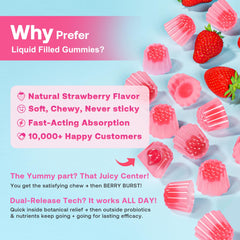 Non-GMO sugar-free feminine balance gummies