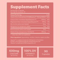 Non-GMO vegan calcium manufactured in the United States