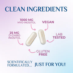 Non-GMO vegan inositol capsules