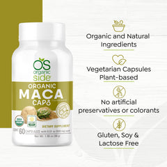 Non-GMO vegan maca capsules