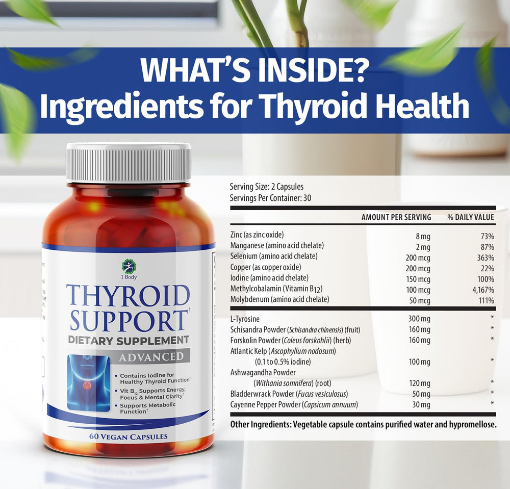 Bladderwrack and cayenne pepper included in thyroid formula