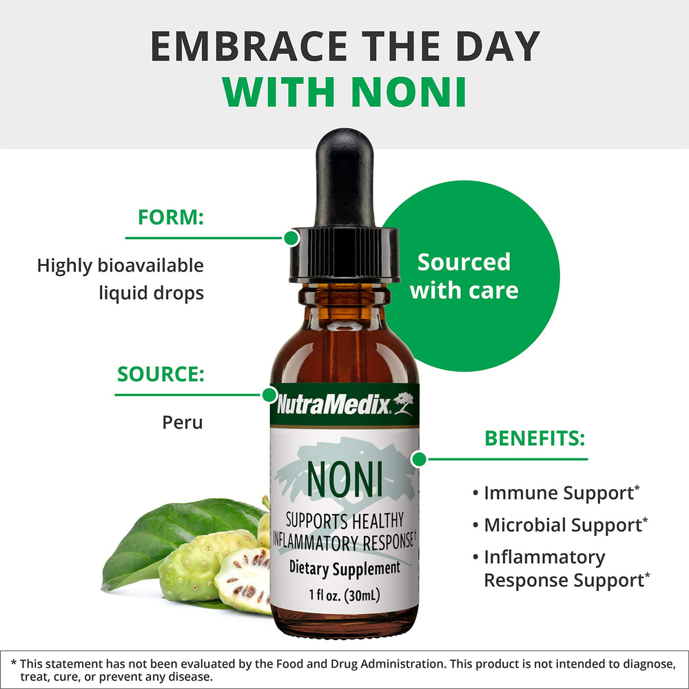 Noni fruit extract image highlighting immune benefits
