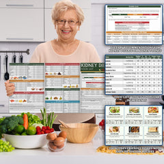 Nonlae Set 3 kidney diet chart portable-size — easy to carry in clinics or at home