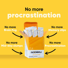 Noobru Advantage ingredients highlight including Alpha GPC and L-Theanine